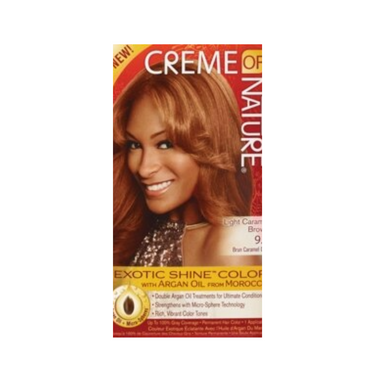 Creme of Nature Exotic Shine™ Hair Color – Light Caramel Brown 9.2 - ANNS BEAUTY SUPPLY